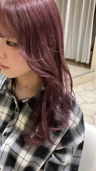 ロング カラー 久野紗愛 【髪質改善　艶髪】のヘアスタイル