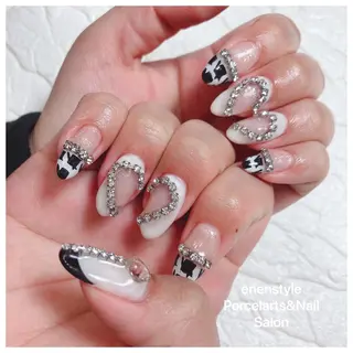 ミディアム ネイル 👑enen style👑のネイルデザイン