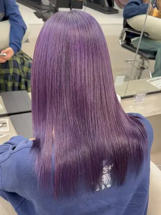 セミロング カラーモデル募集 ✨🤍モモハ🤍✨のヘアスタイル