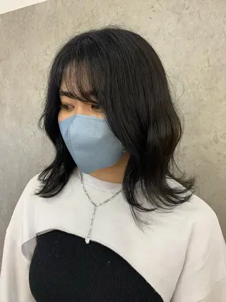 ミディアム カラー fifth おのでら ようのヘアスタイル