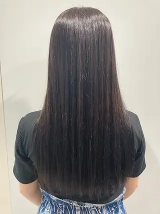 ロング カラー 透明感カラー 板橋　島村美咲のヘアスタイル