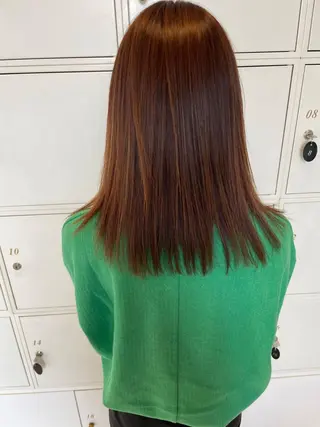 ミディアム パーマ 鶴岡で縮毛矯正なら お任せ！ハヤシナオミのヘアスタイル