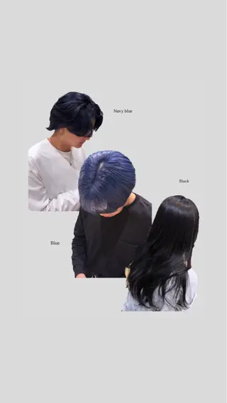 カラー レイヤーカット/ パーマヘア/RIHOのヘアスタイル