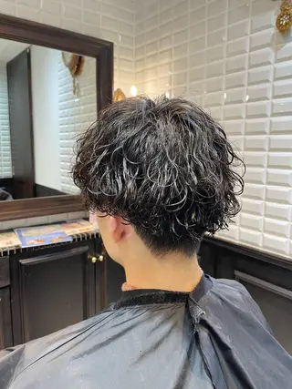ショート Lupinus中田 パーマモデル募集中のヘアスタイル
