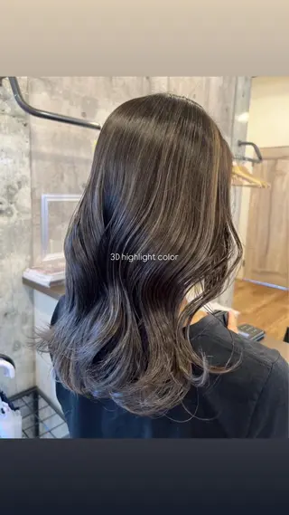 セミロング beleef mel meiのヘアスタイル