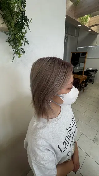 ミディアム カラー glory/明笑 モデル募集中🎀のヘアスタイル