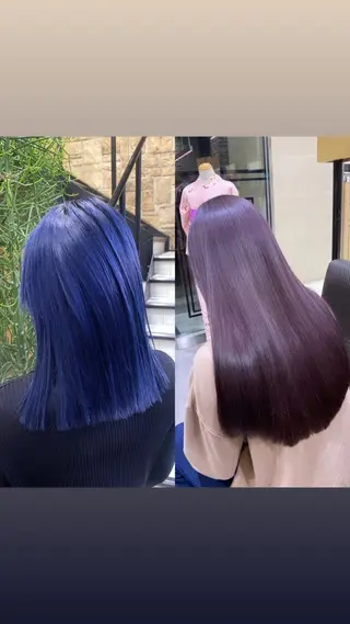 ロング カラー fameu / hinaのヘアスタイル