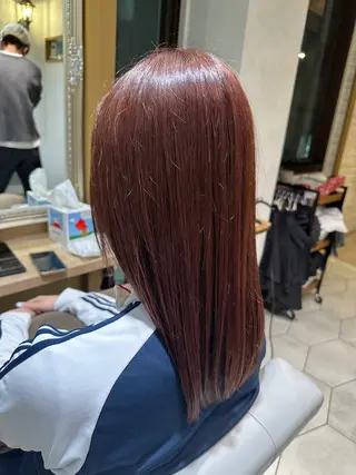 カラー 長谷川 幸帆のヘアスタイル