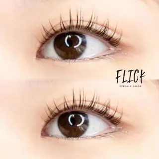 マツエク・マツパ FLICK　EYE LASH河原町店のマツエク・マツパデザイン