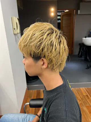 ショート メンズ メンズカット✂️ スキンフェード伊藤陸のヘアスタイル