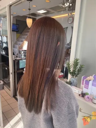 カラー 森山 凜のヘアスタイル