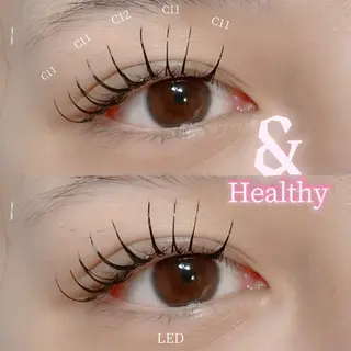 マツエク・マツパ 🎀LEDパリエクN o1韓ドルEYE🎀のマツエク・マツパデザイン