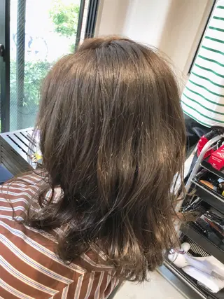カラー ヘアアレンジ 透明感カラー🤎 ゆりのヘアスタイル