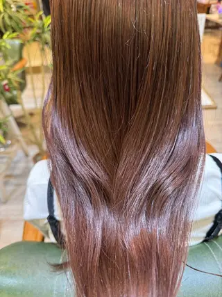 ロング カラー 🦋ふくい あやの🦋のヘアスタイル