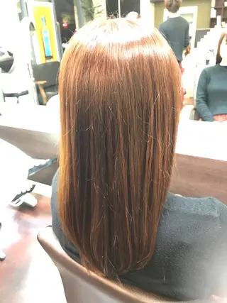 セミロング ロング 前之園 ひかるのヘアスタイル
