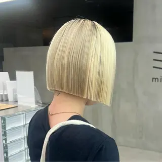ショート 🎀ハイトーン特化/ 池袋/miyu🎀のヘアスタイル