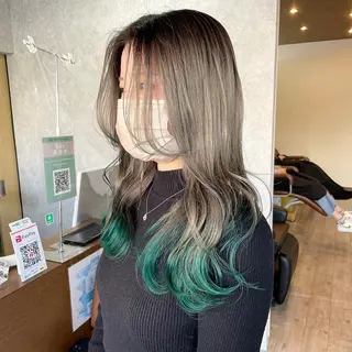 セミロング カラー 🫧ヒシダアキ taboo.i🫧のヘアスタイル