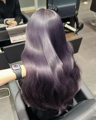 ロング カラー 🤎ྀི似合わせ小顔 カット/mugi🤎のヘアスタイル