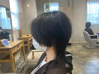 ミディアム 町田 甲陽のヘアスタイル