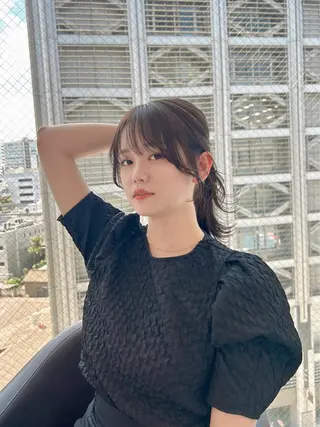 セミロング カラー ヘアアレンジ 【代表】 たき〜のヘアスタイル