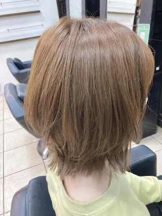 ミディアム カラー パーマ 🌟東銀座マンツーマ ン🌟タカナシのヘアスタイル