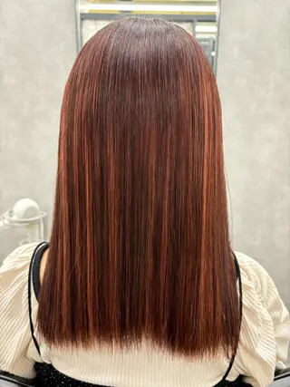 ロング カラー すぐ巻ける縮毛矯正 🍀勝倉　麗のヘアスタイル