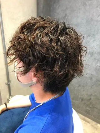 パーマ メンズ Noyヨシモト ヒロトのヘアスタイル
