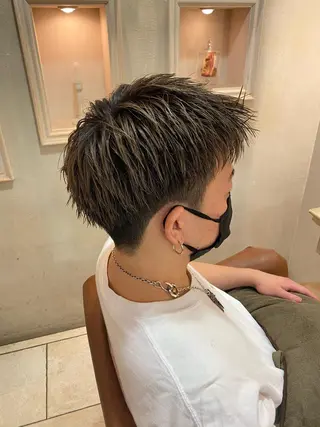 メンズ 井上 日菜乃のヘアスタイル