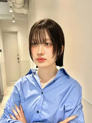 ショート カラー くがれいじ 梅田/ショート/ボブのヘアスタイル