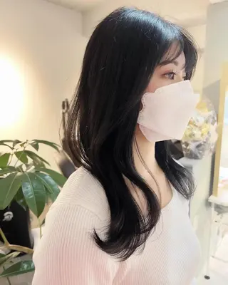 セミロング ショート/韓国ヘア 押本恵一のヘアスタイル