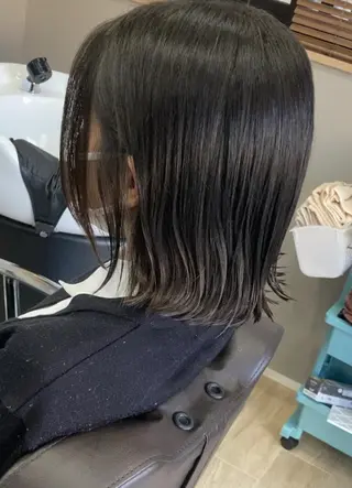 ミディアム Hair room Leaのヘアスタイル
