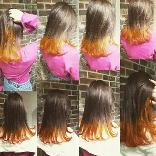 セミロング カラー パーマ ヘアアレンジ ネイル キッズ メンズ マツエク・マツパ MEGUMI megumiのヘアスタイル