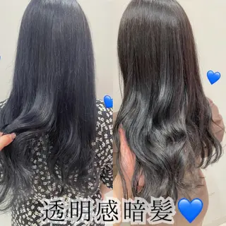 セミロング カラー 新宿駅近♡個室 ♡関口三都季🌜のヘアスタイル