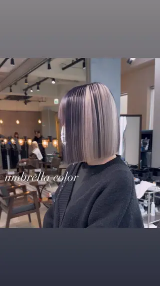 ショート カラー 💜ハイトーン💛 マジカルかいちゃんのヘアスタイル