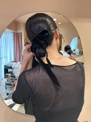 ヘアアレンジ 髙塚碧🇰🇷 韓国ヘア🎗️のヘアスタイル