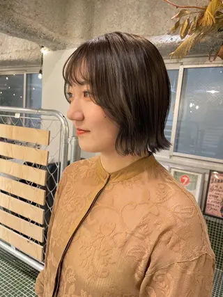 ショート 透明感カラー 🦋AYAのヘアスタイル