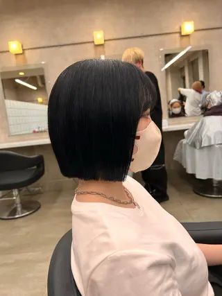セミロング 💖札幌カラー 指名No.1💖玲奈のヘアスタイル