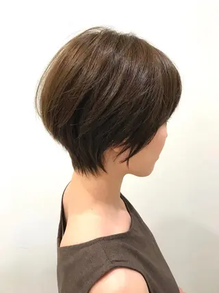 ショート クロスパーマ松永裕久 似合わせカットのヘアスタイル