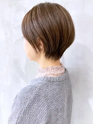 ショート カラー パーマ ヘアアレンジ ITbyALBUM 浦和店のヘアスタイル