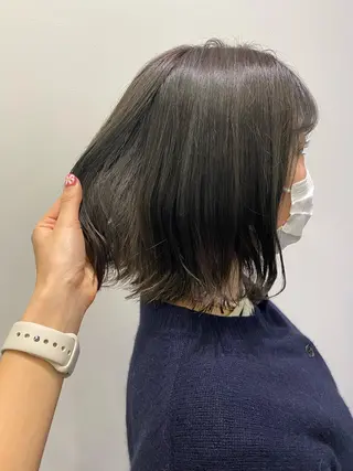 ショート カラー ✨透明感カラー✨ 🦖佐々木未来🦕のヘアスタイル