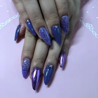 セミロング ネイル 《LB》ラブリエ Nail&eyeのマツエク・マツパデザイン