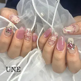 ネイル UNE.【ユヌ】 Jr.NANAのネイルデザイン