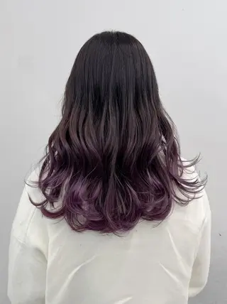 セミロング カラー 【公式】amble luxe池袋東口🩷のヘアスタイル
