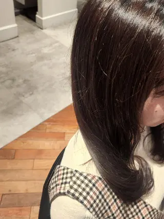 セミロング パーマ ✨カット✨ 小田　なつめのヘアスタイル