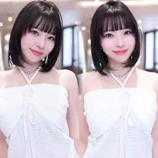 ミディアム カラー 新宿/レイヤー/ 透明感カラーしょうごのヘアスタイル