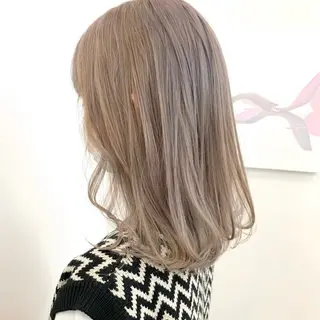ミディアム カラー ParveMix￤ 大賀さつき🍨🤍のヘアスタイル