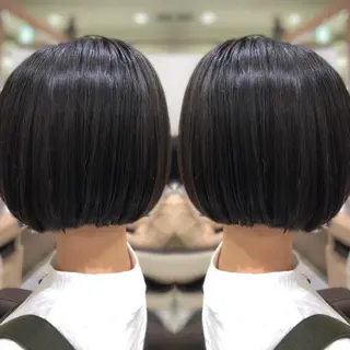 ショート カラー 韓国レイヤー×透明感 カラー/山崎一輝のヘアスタイル