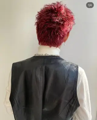 ショート oma　袮次金 鈴香のヘアスタイル