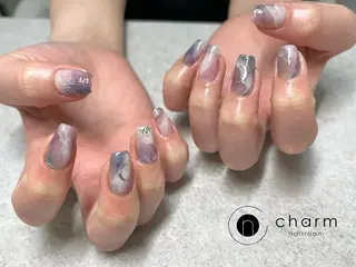 ネイル ネイルルーム チャームのネイルデザイン