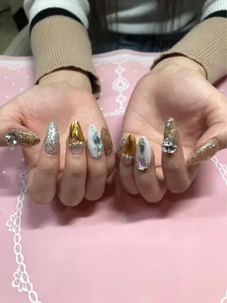 ミディアム ネイル 《LB》ラブリエ Nail&eyeのマツエク・マツパデザイン